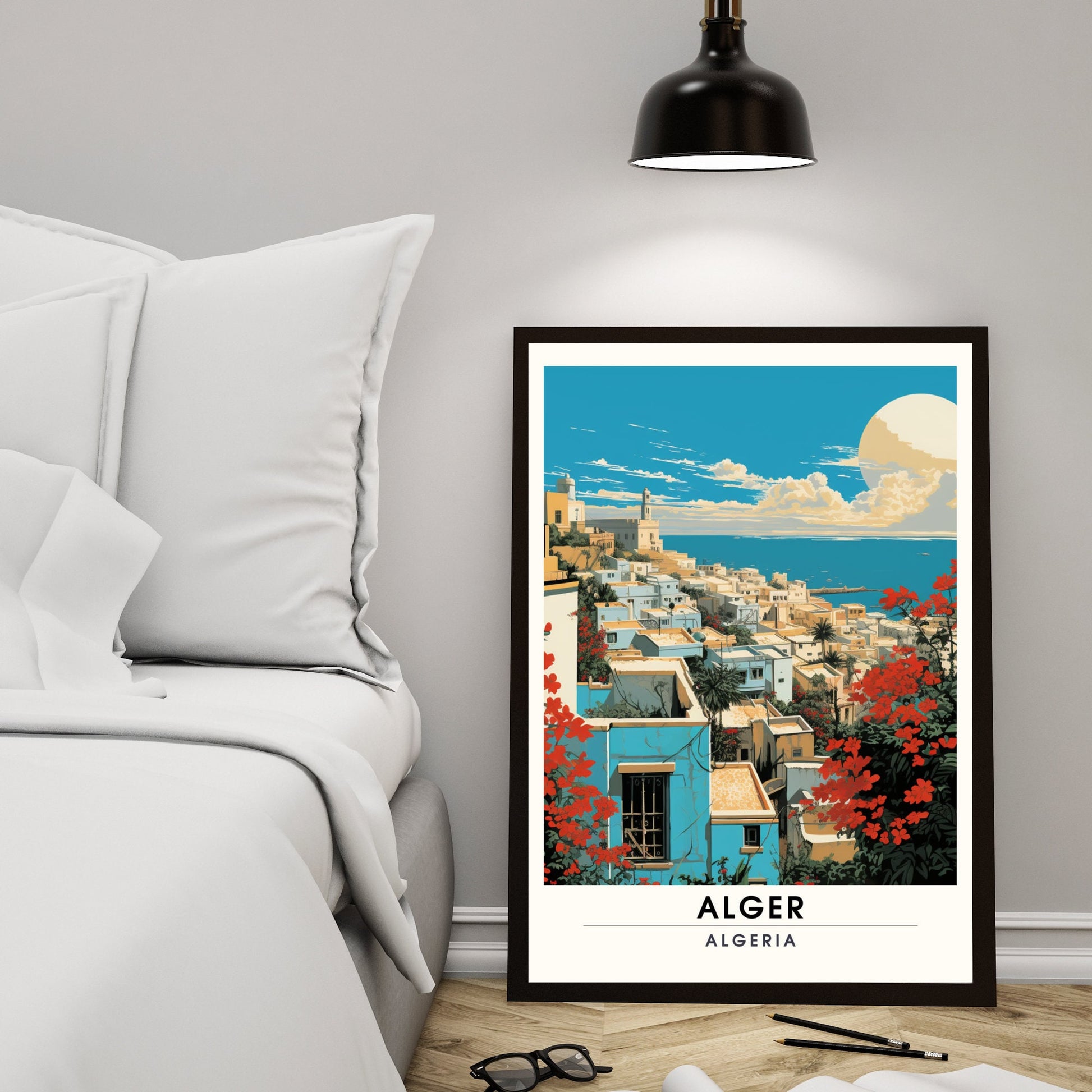 Impression Alger | Impression de voyage Alger | Affiche Casbah d'Alger