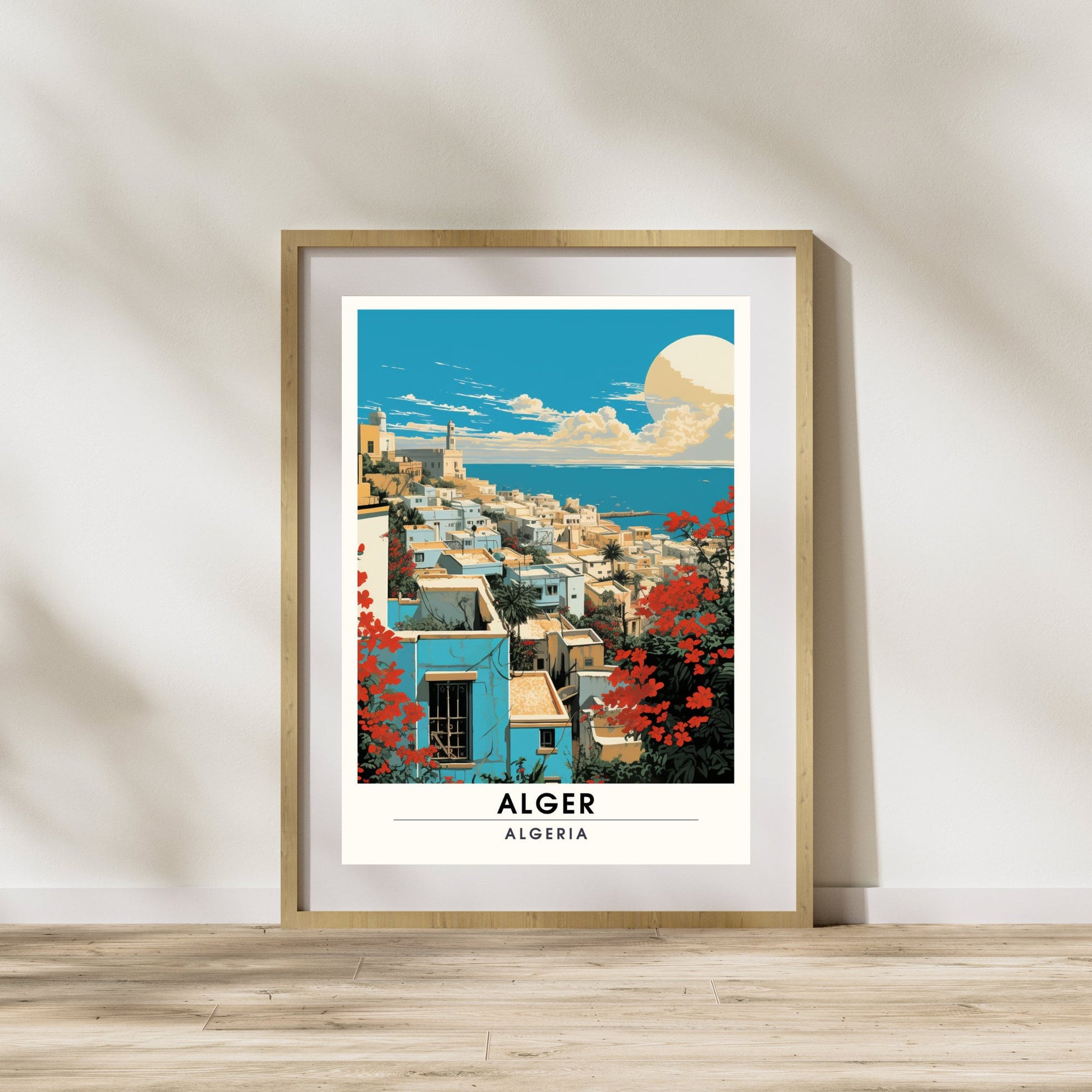 Impression Alger | Impression de voyage Alger | Affiche Casbah d'Alger