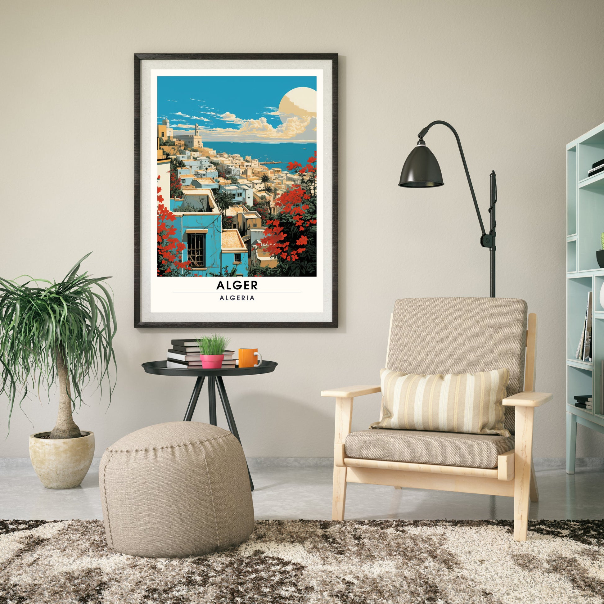 Impression Alger | Impression de voyage Alger | Affiche Casbah d'Alger