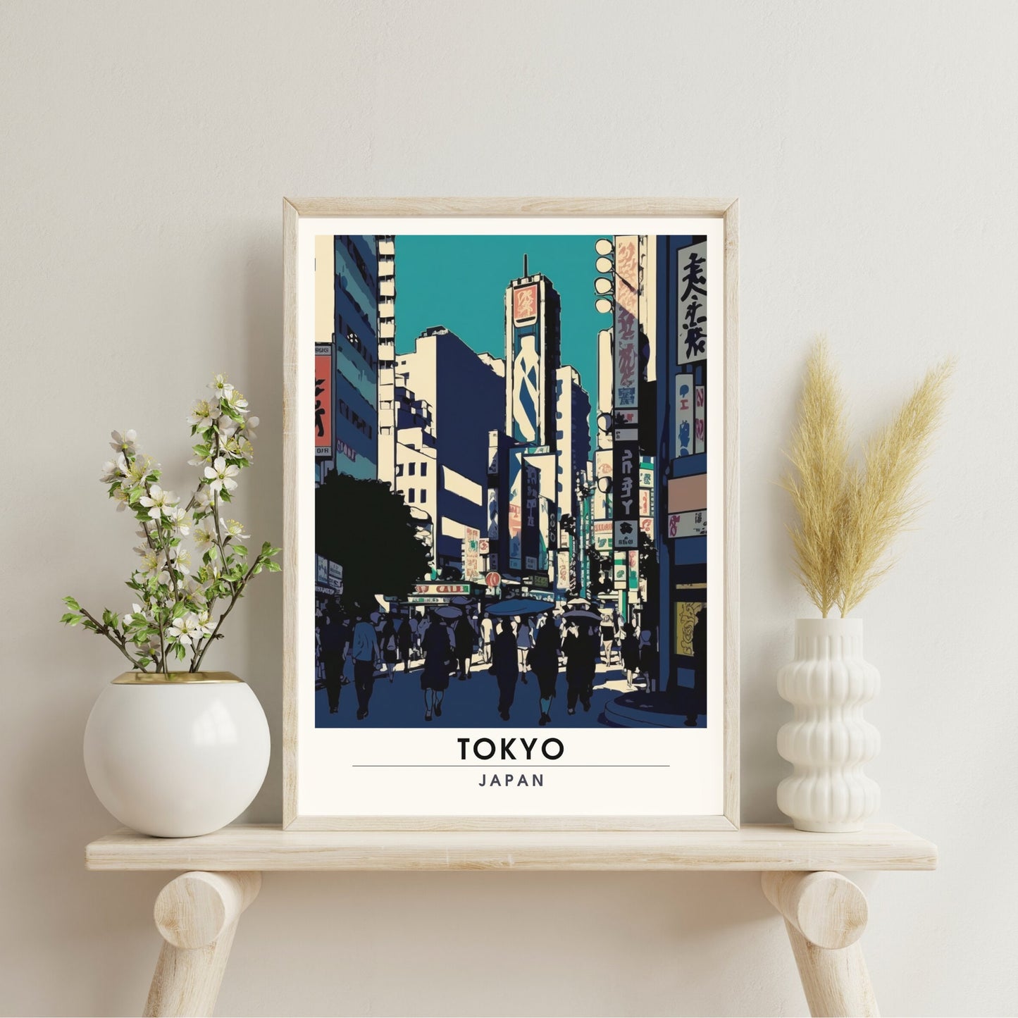 Impression Tokyo, Japon | Impression de voyage Tokyo | Poster Japon