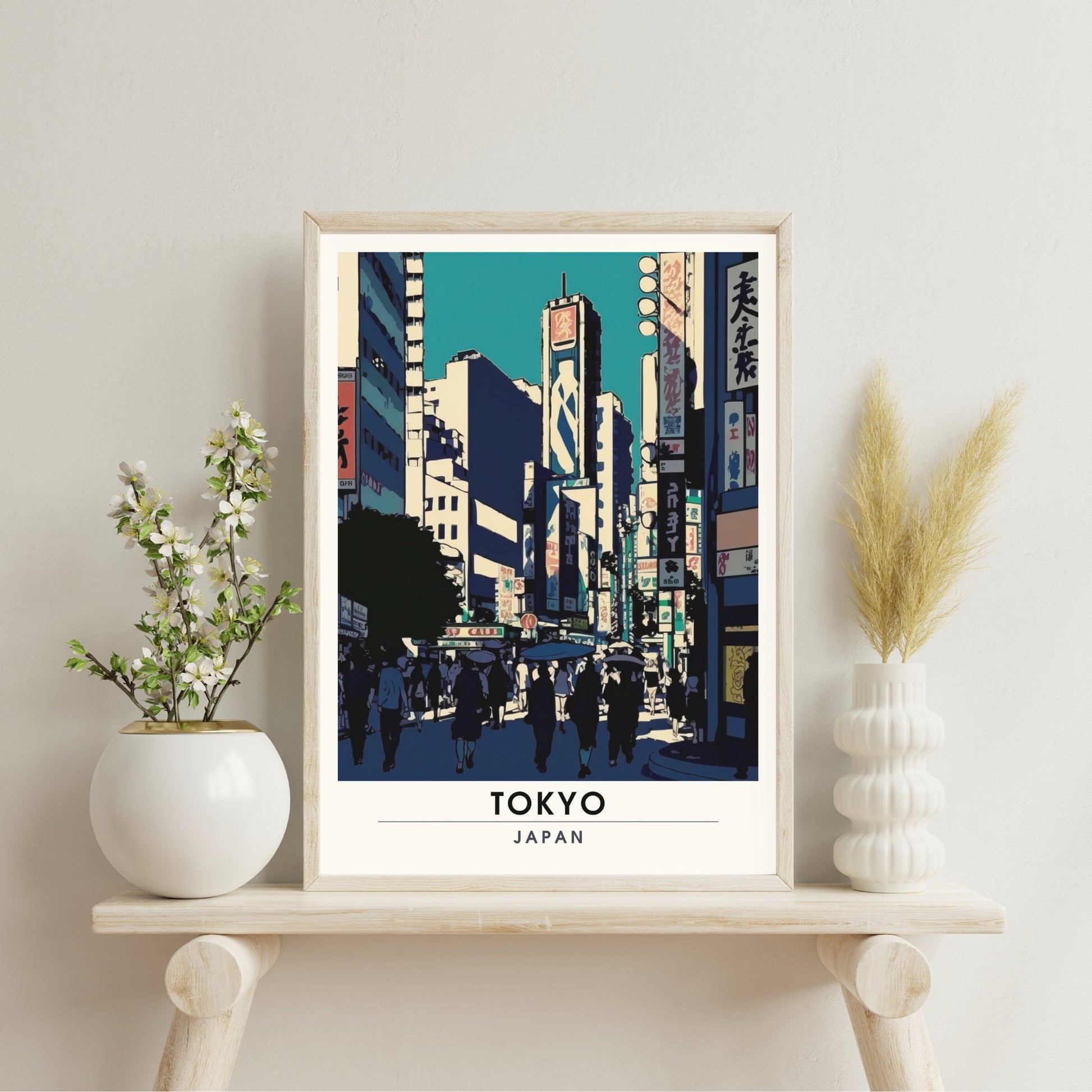 Impression Tokyo, Japon | Impression de voyage Tokyo | Poster Japon