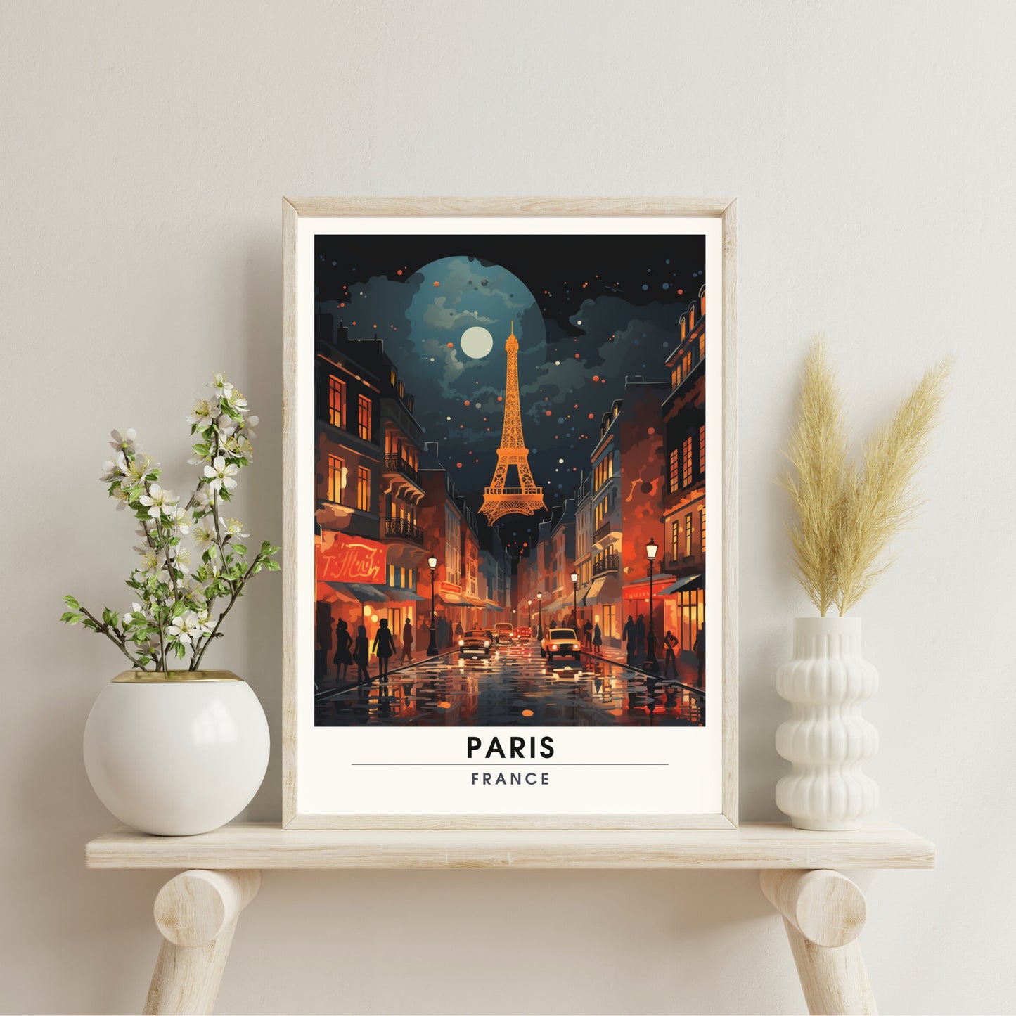 Impression Paris | Poster Paris la nuit