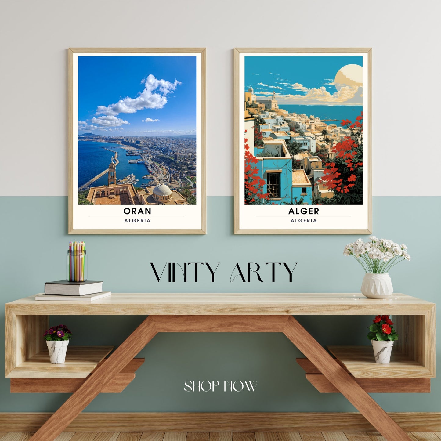 Impression Alger | Impression de voyage Alger | Affiche Casbah d'Alger