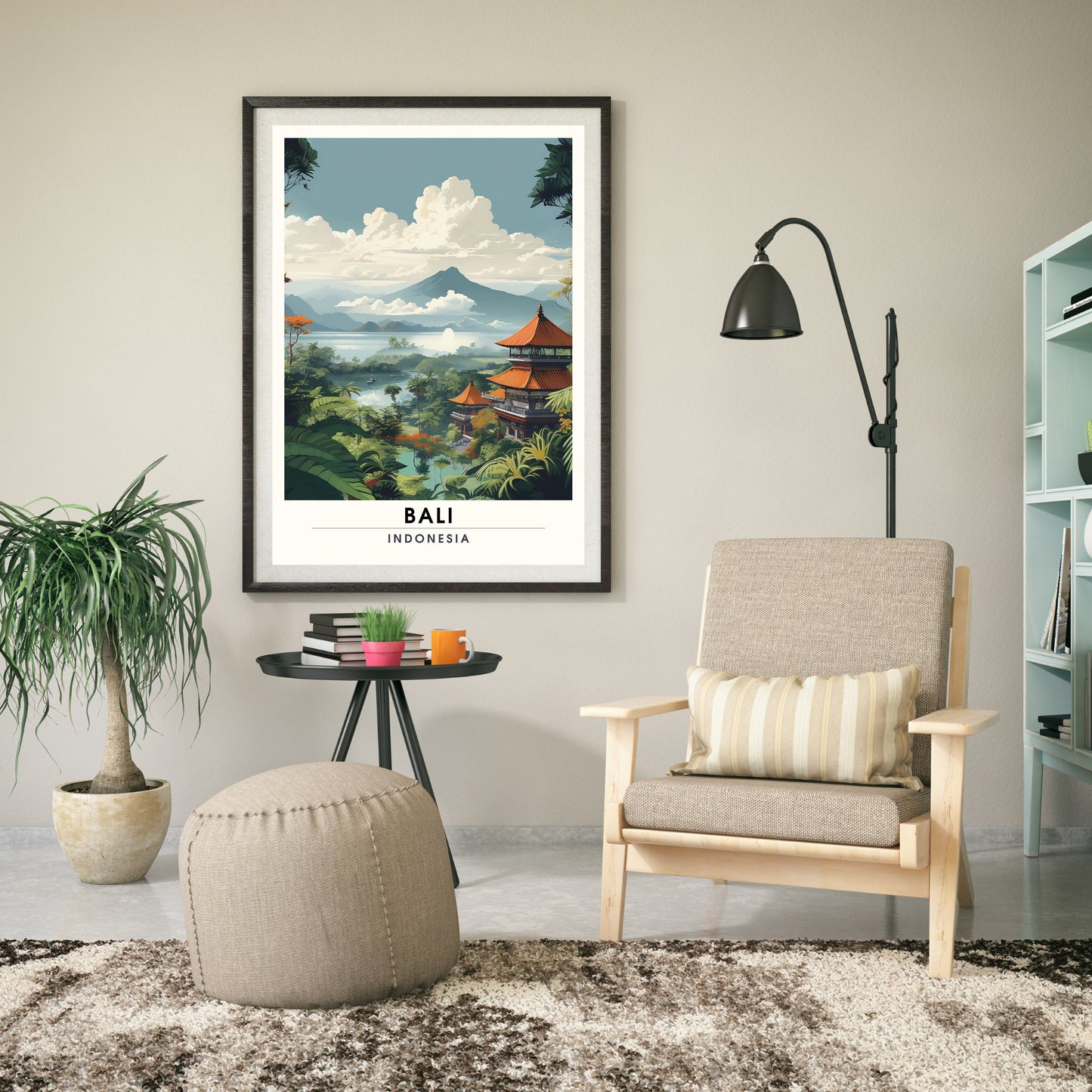 Impression Bali | Impression de voyage Bali | Poster Indonésie