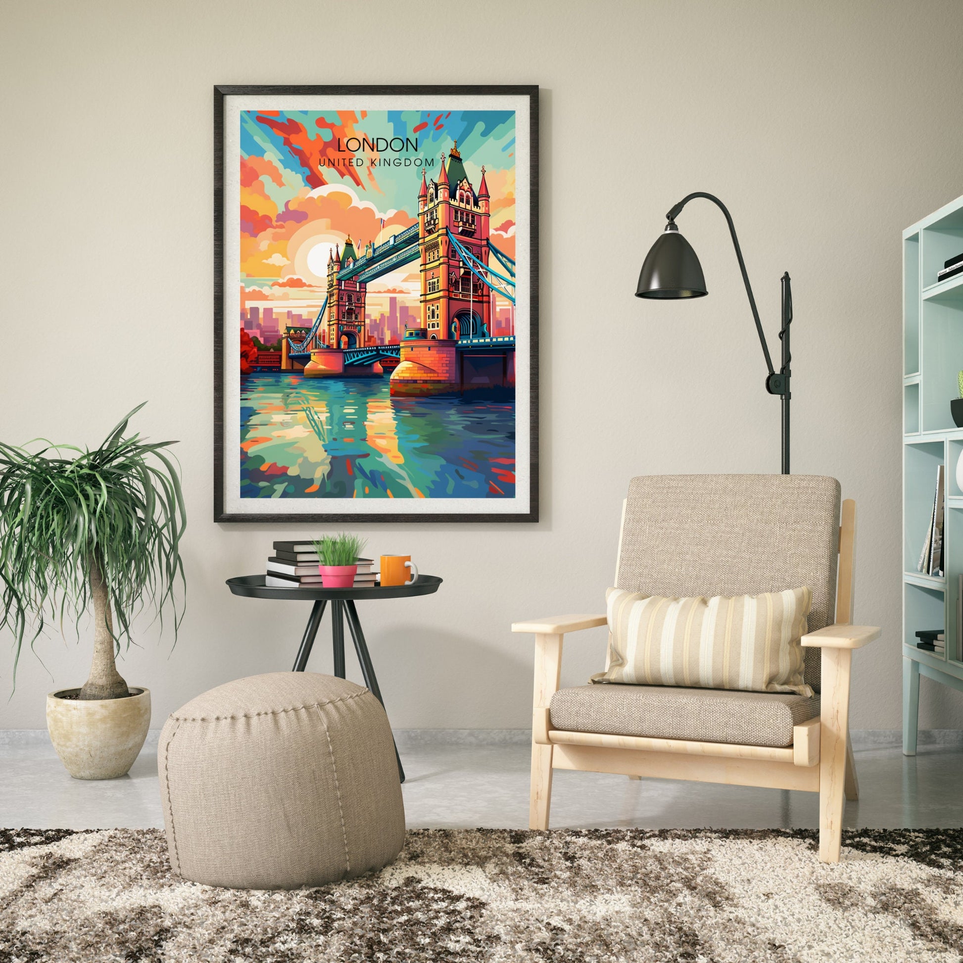 Affiche Londres | impression de voyage Londres | Impression Londres | Affiche Royaume-Uni