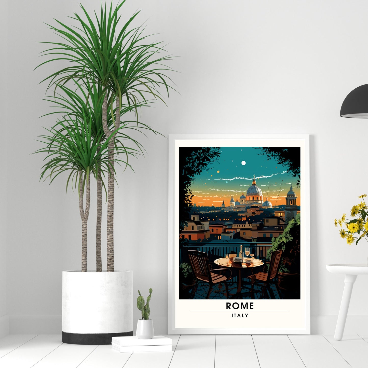 Affiche Rome | impression de voyage Rome | Impression Rome | Affiche Italie | Rome la nuit