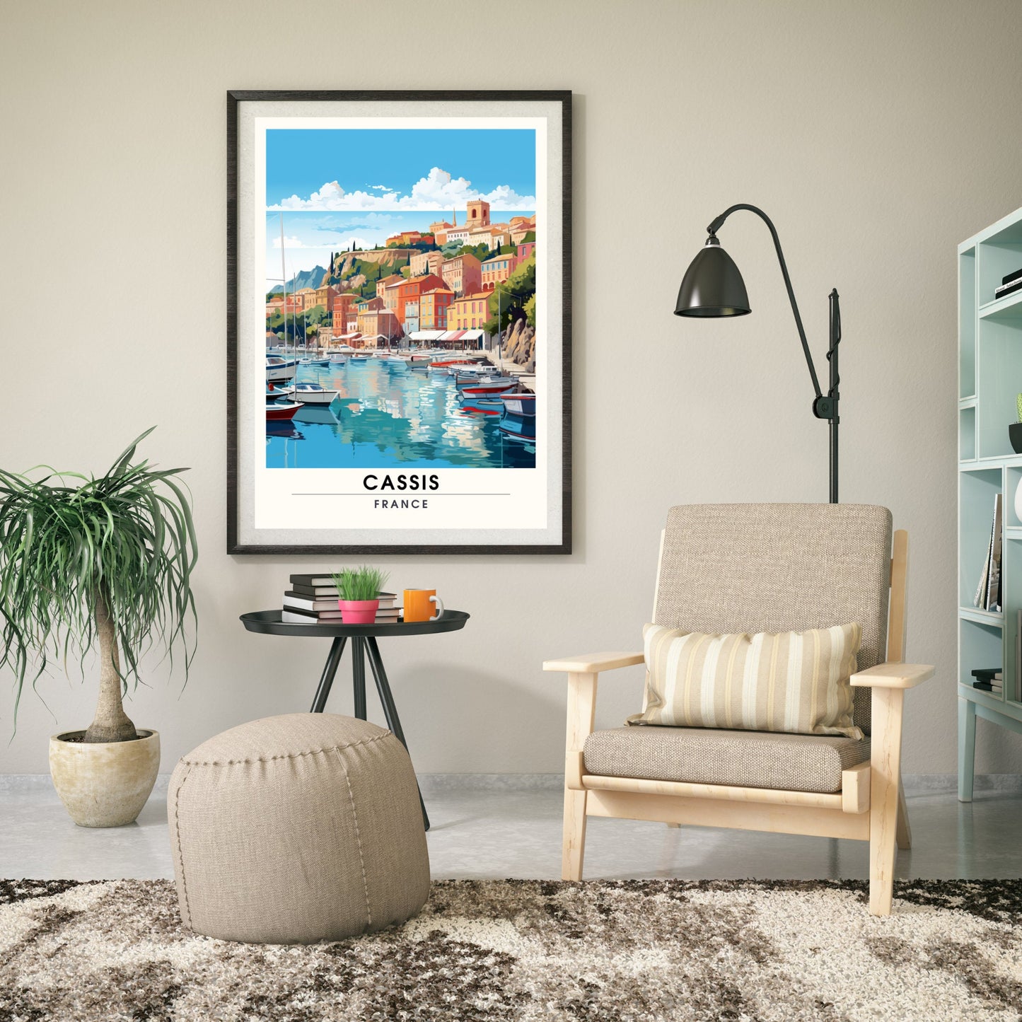 Impression Cassis, France | Impression de voyage Cassis | Affiche Cassis | Affiche Côte d'Azur