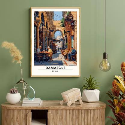 Affiche Damascus| Impression Syria | Affiche Syria