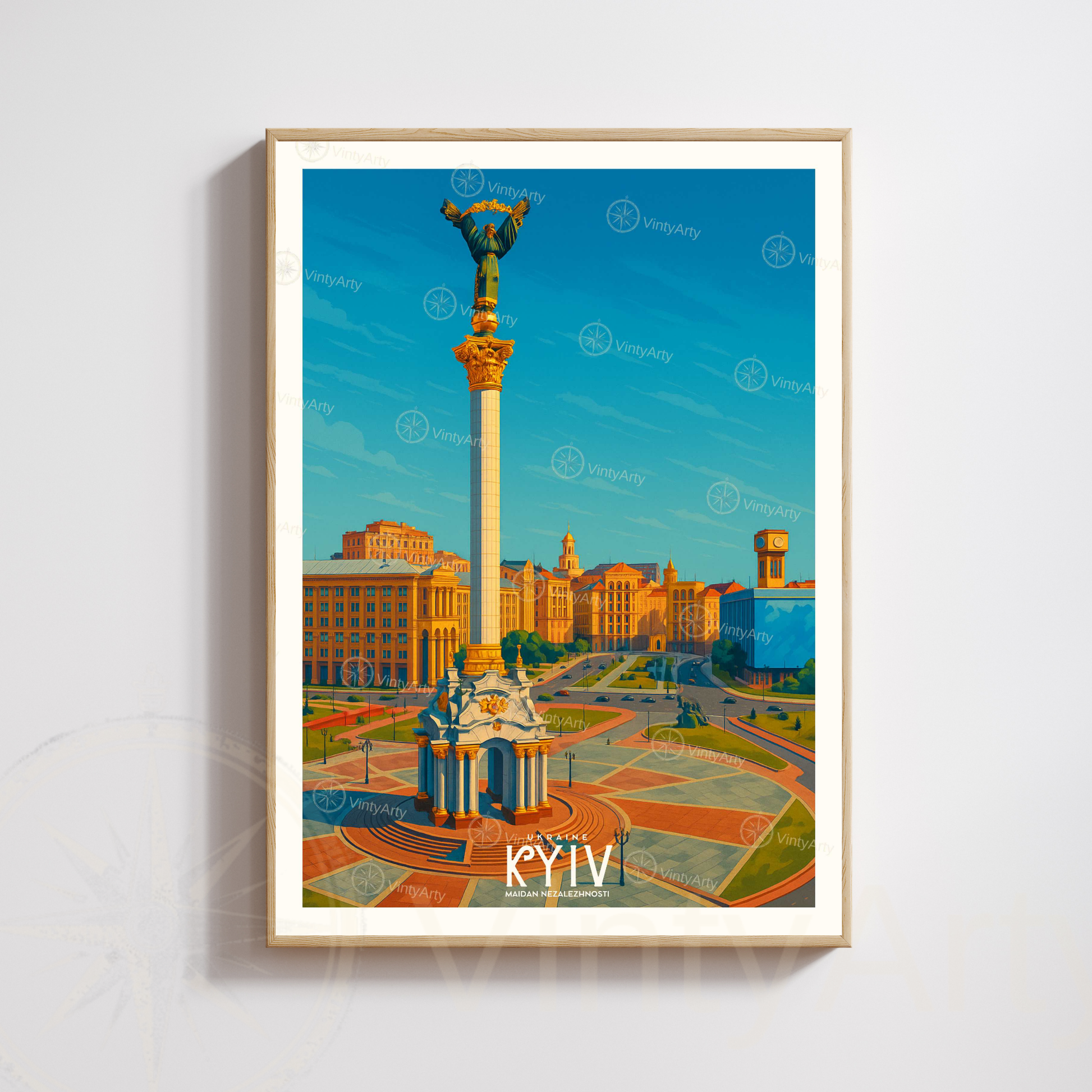 Affiche Kyiv | Poster mural Kyiv | Affiche Ukraine