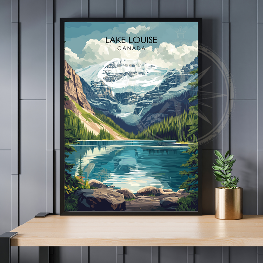 Affiche Lac Louise | Impression Canada | Affiche Lac