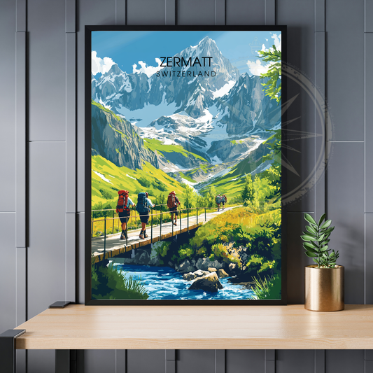 Affiche Zermatt | Impression Suisse | Affiche Suisse