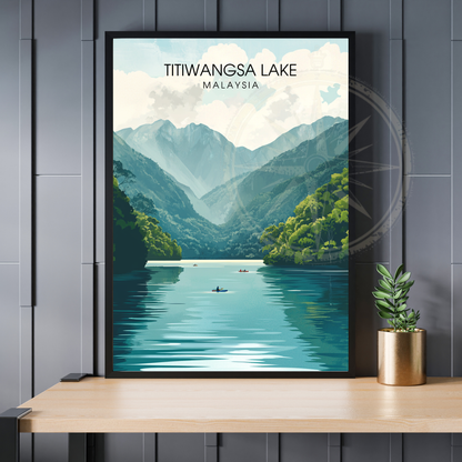 Affiche Titiwangsa lake | Impression Malaysia | Affiche Lake