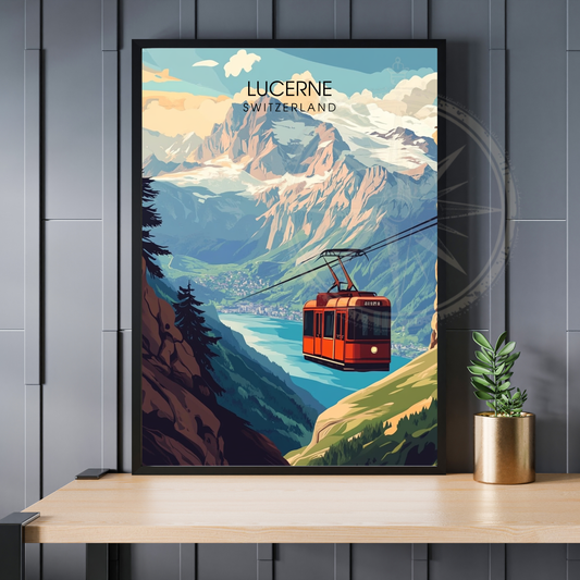 Affiche Lucerne | Impression Suisse | Affiche Suisse