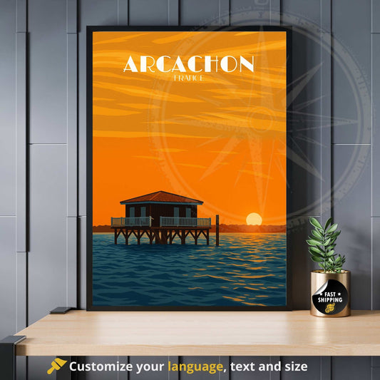 Affiche Arcachon 