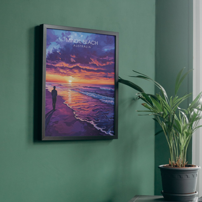 Affiche Plage de Mindil | Impression de voyage Australie | Affiche Australie