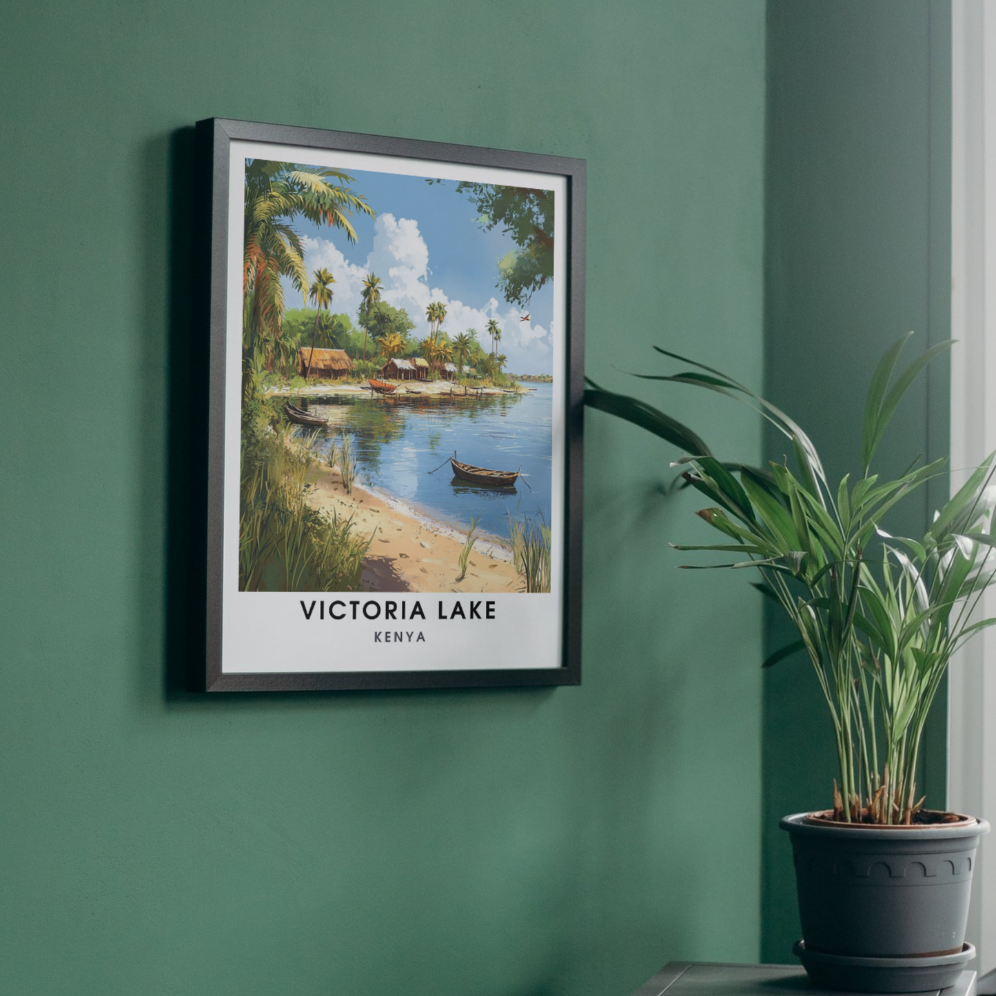 Affiche Lac Victoria | Impression Kenya | Affiche Lac