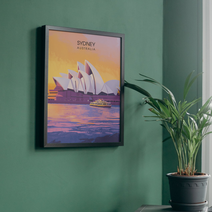Affiche Sydney | Impression de voyage Australie | Affiche Australie