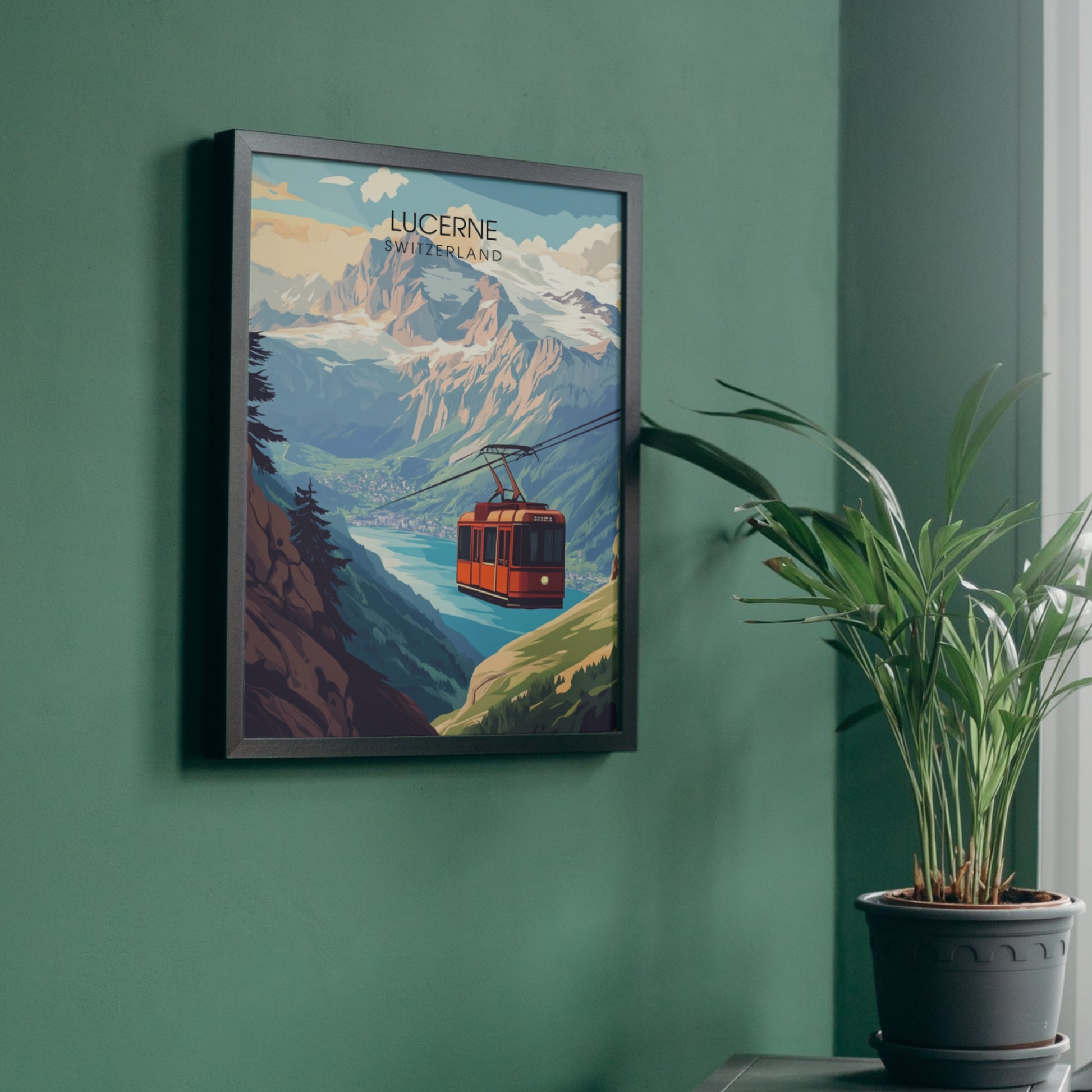 Affiche Lucerne | Impression Suisse | Affiche Suisse