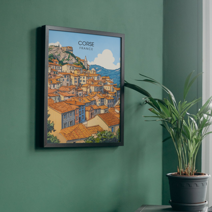 Affiche Corse | Souvenir Corse | Affiche France