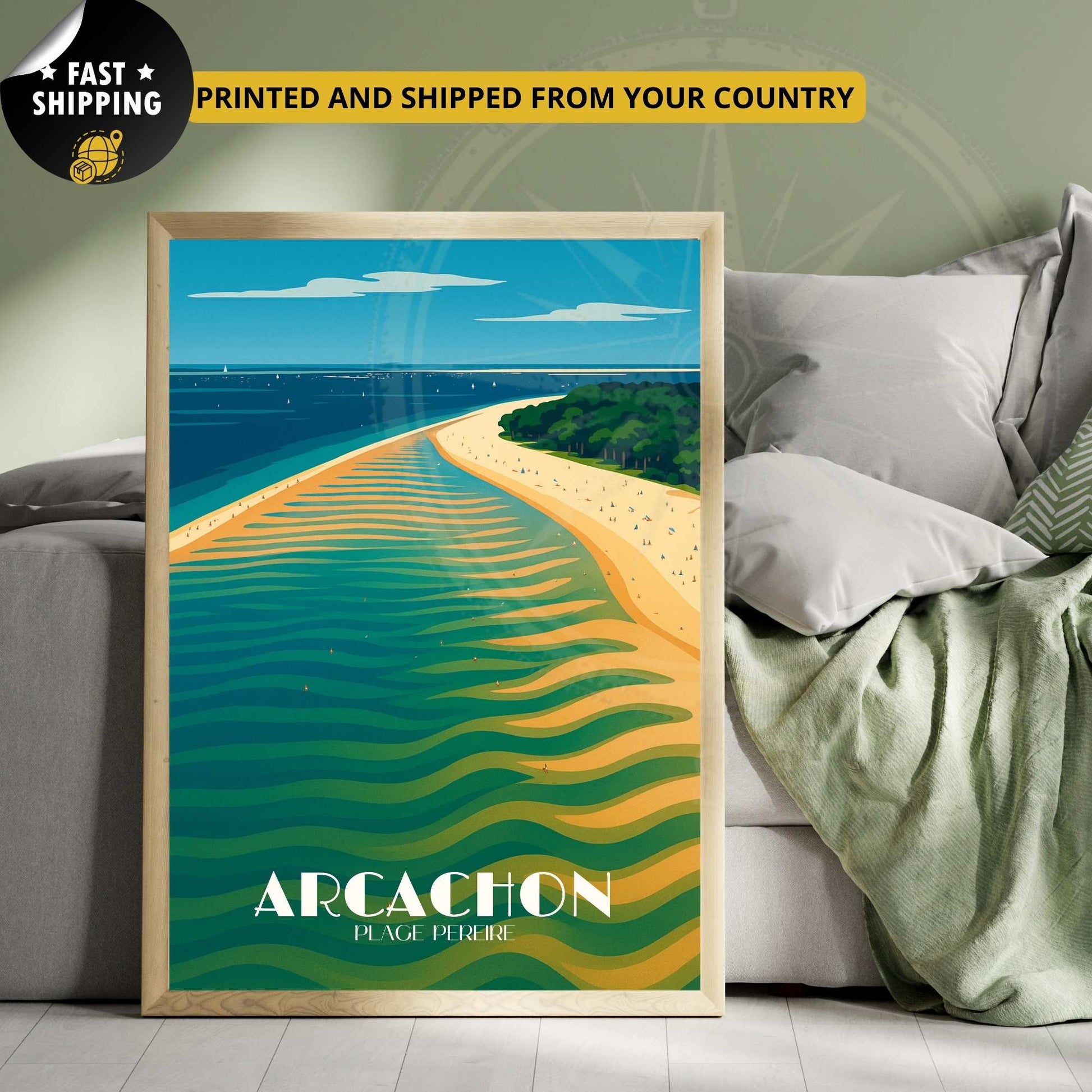 Affiche Arcachon 