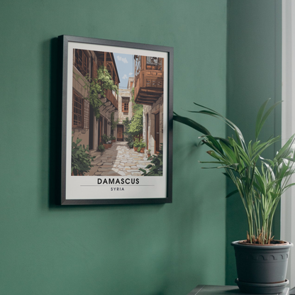 Affiche Damas | Impression Damas, Syrie