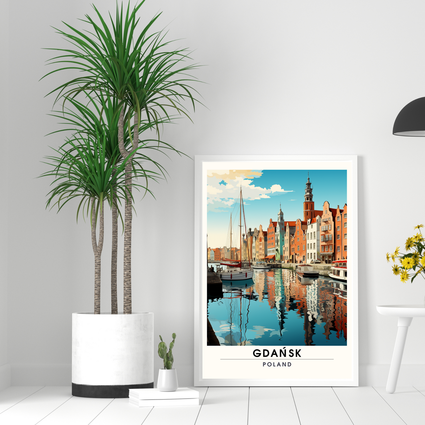 Affiche Gdańsk, Pologne | impression de voyage Gdańsk | Impression Gdańsk