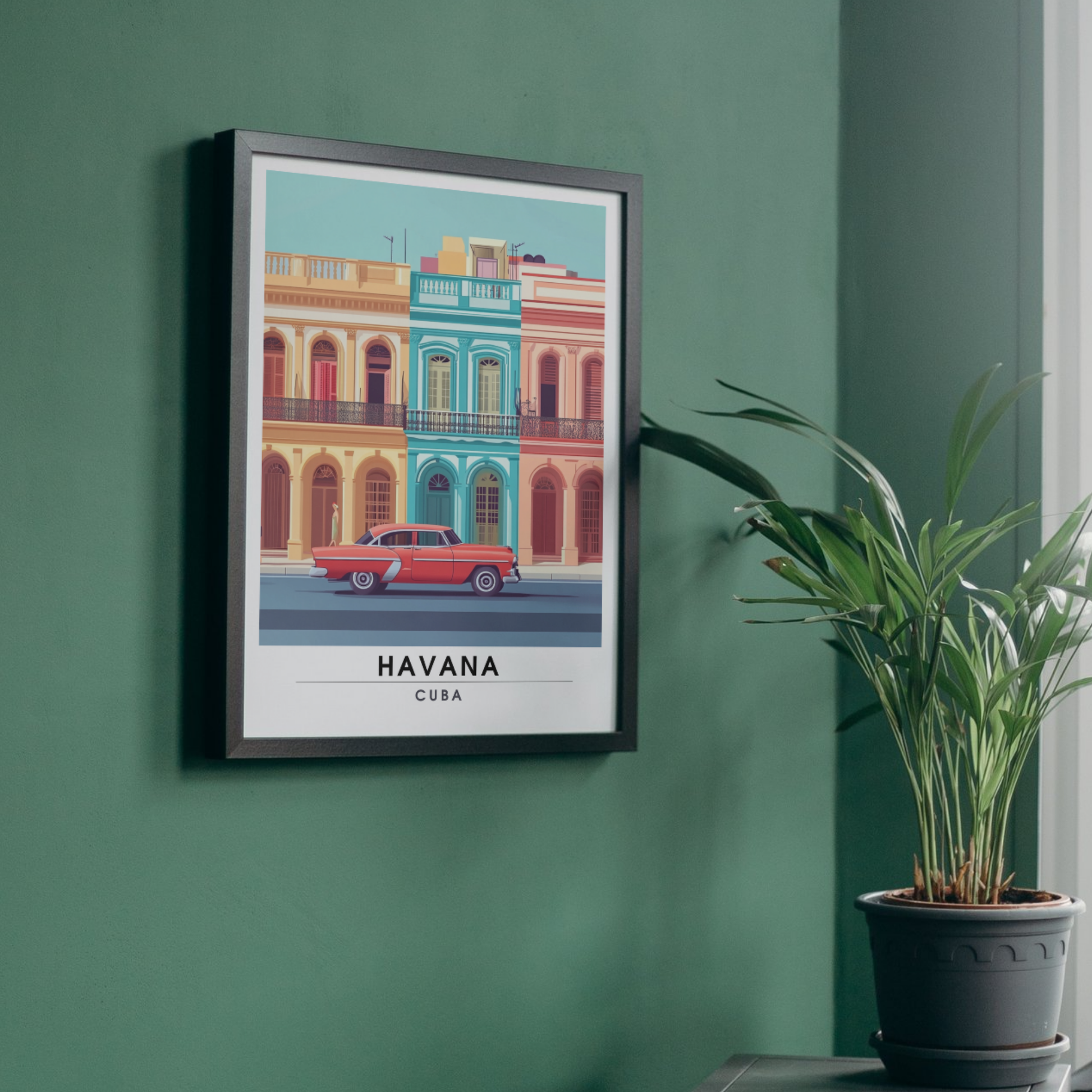 Affiche Havana | Poster décoratif Cuba | Affiche Cuba