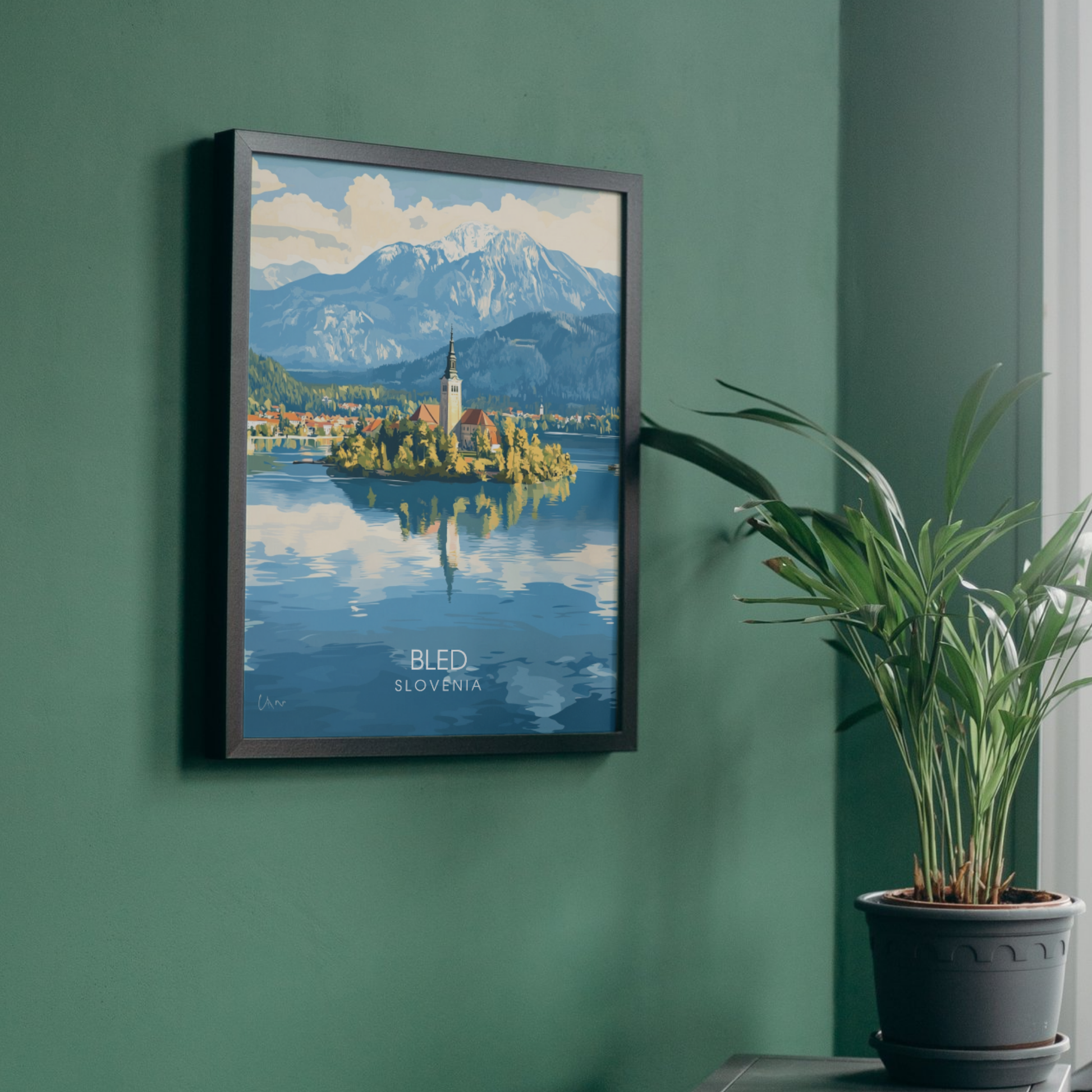 Affiche Bled |Poster Slovénie | Affiche Slovénie