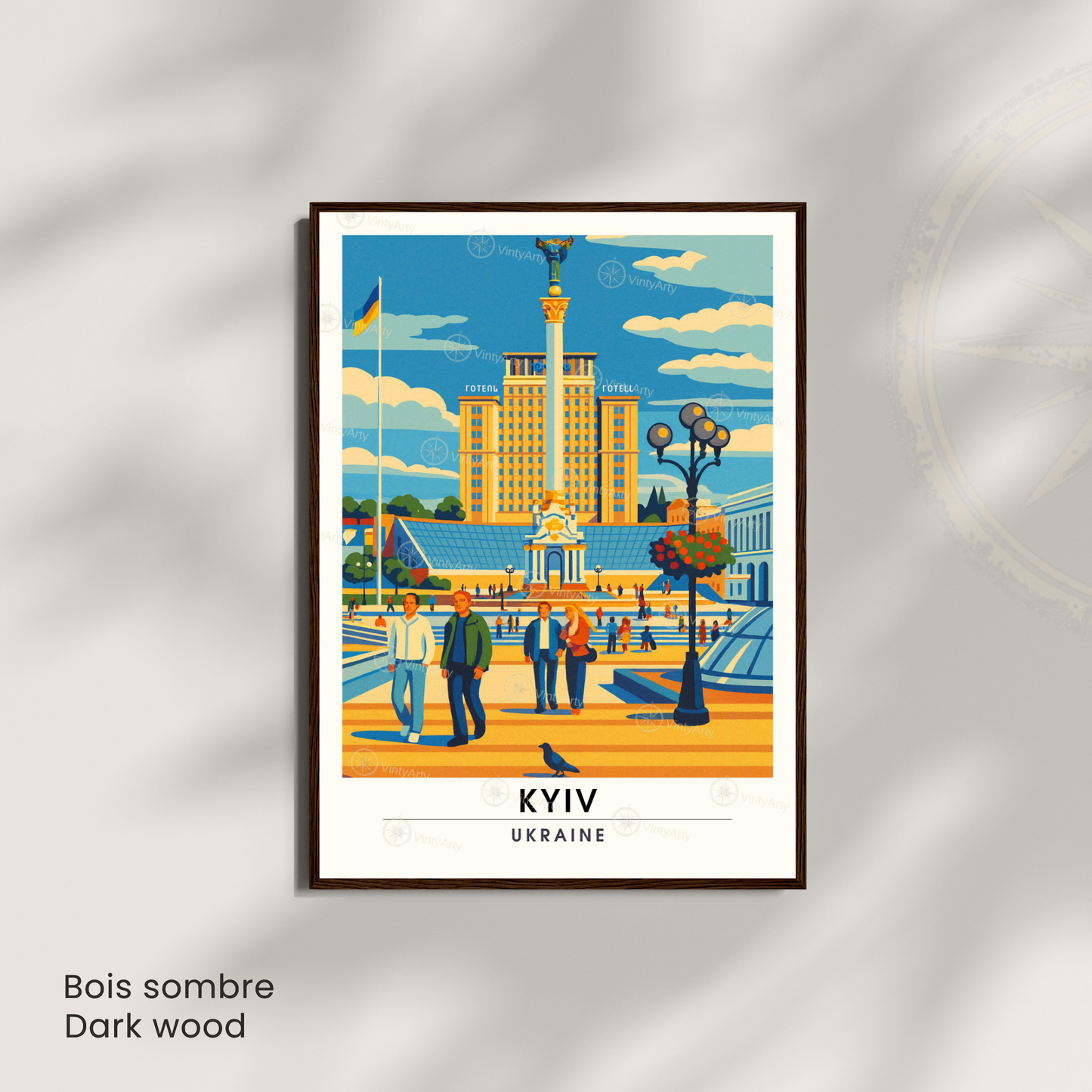 Affiche Kyiv | Poster de voyage Kyiv | Affiche Ukraine