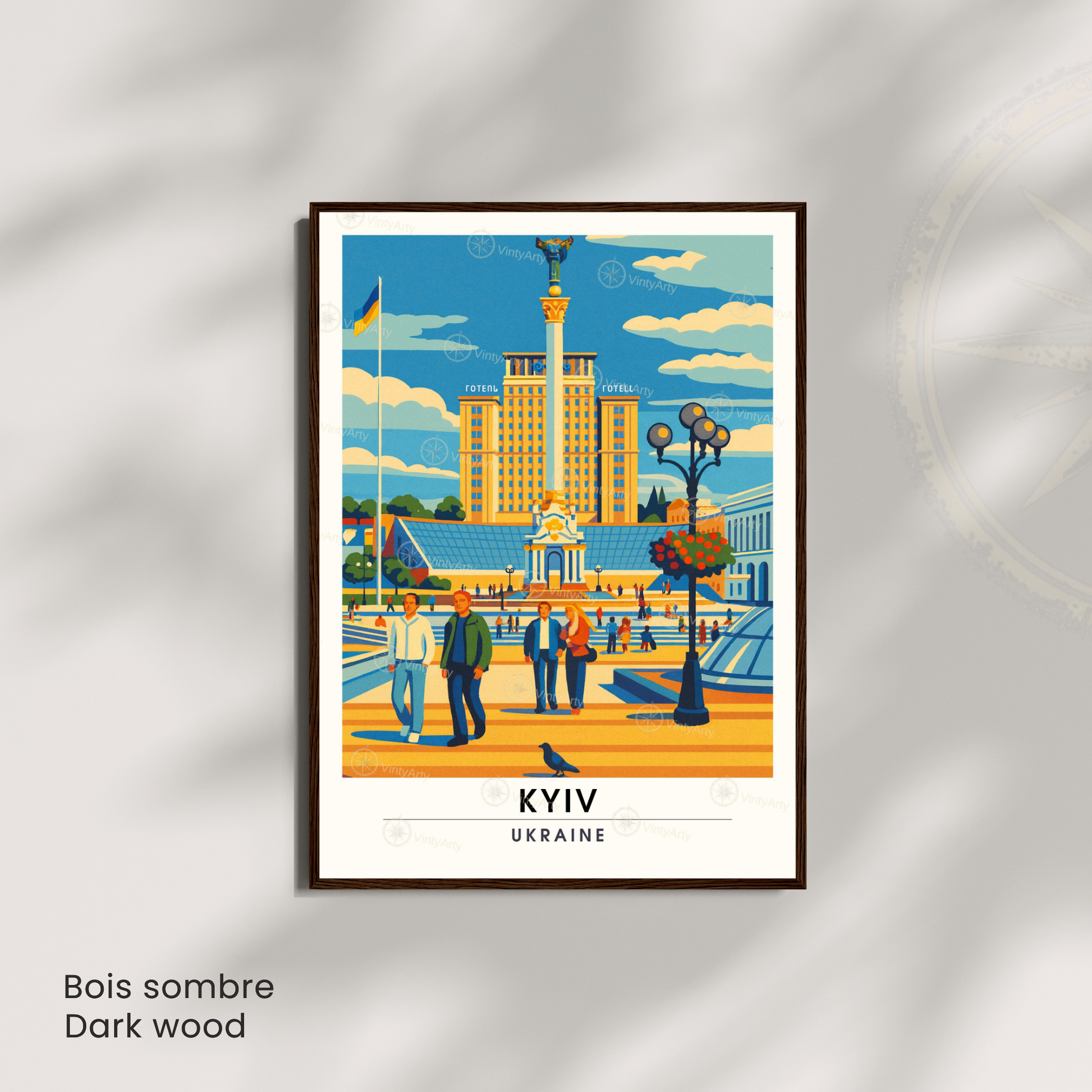 Affiche Kyiv | Poster de voyage Kyiv | Affiche Ukraine