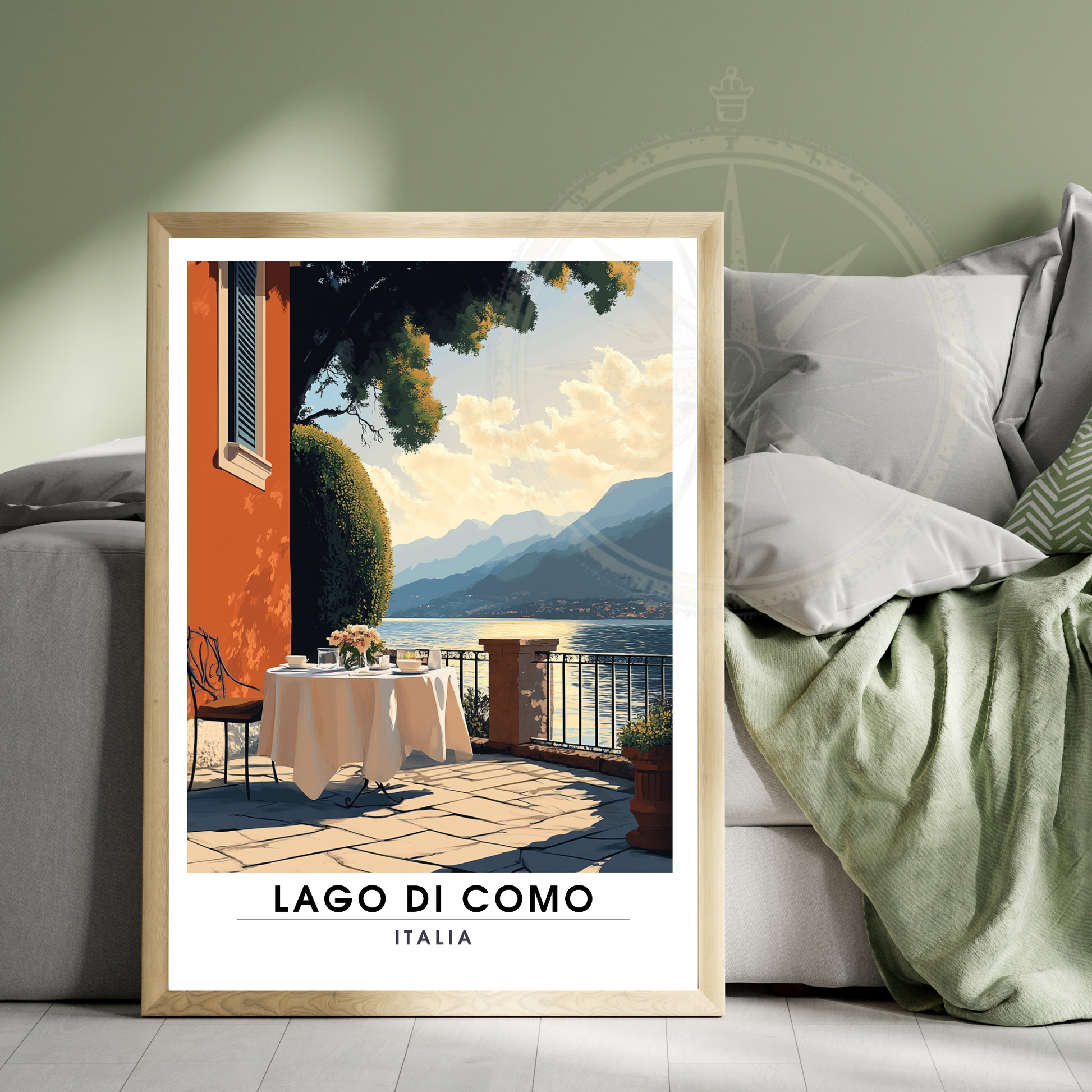 Affiche Lac de Côme | Impression Italie | Affiche Lac