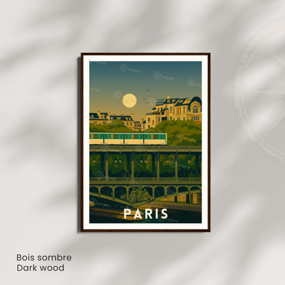 Affiche Paris | Impression Métro | Affiche France