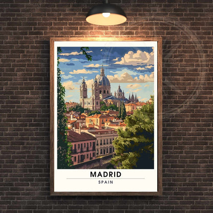 Madrid Print | Madrid Travel Print