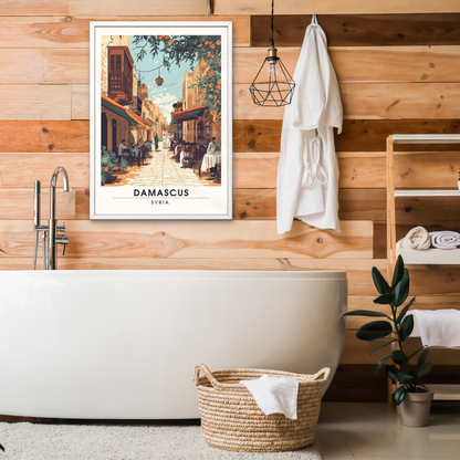 Damascus Travel Poster | Damascus Print | Syria Poster