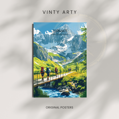 Affiche Zermatt | Impression Suisse | Affiche Suisse