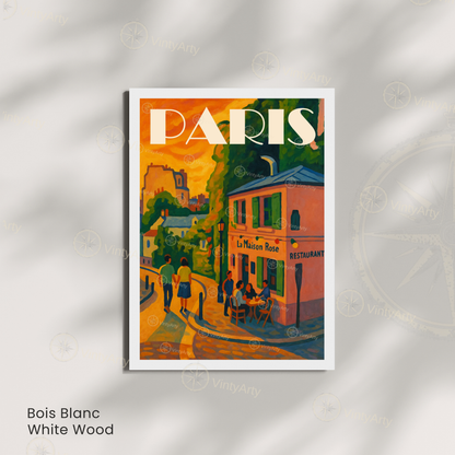 Affiche Paris | Impression décoratif Montmartre - Sacré Cœur | Affiche France