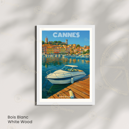 Affiche Cannes | Poster Côte d’Azur | Affiche France