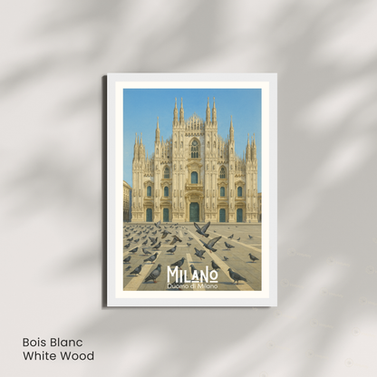 Affiche Milan | Poster Cathédrale de Milan | Affiche Milan