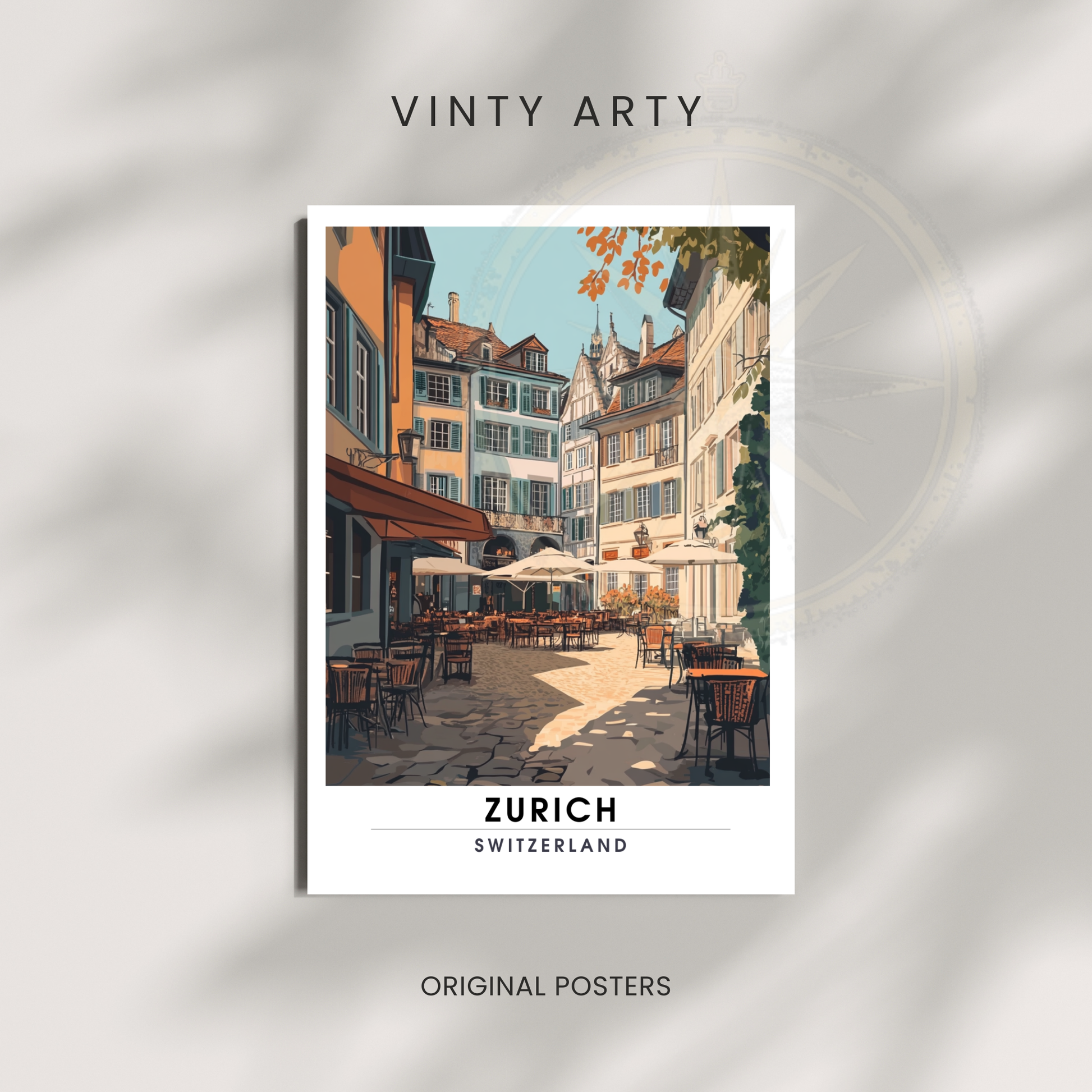 Affiche Zurich | Poster Suisse | Affiche Suisse
