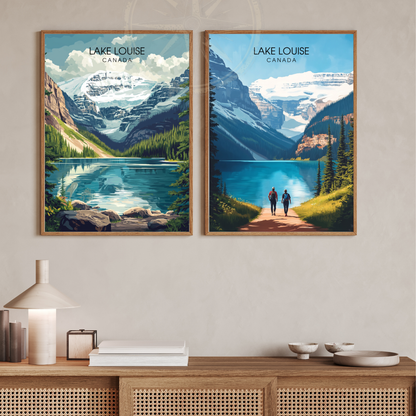 Affiche Lac Louise | Poster Canada | Affiche Lac