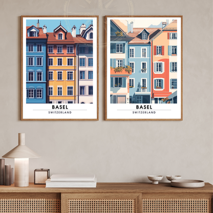 Affiche Bâle | Poster Suisse | Affiche Suisse