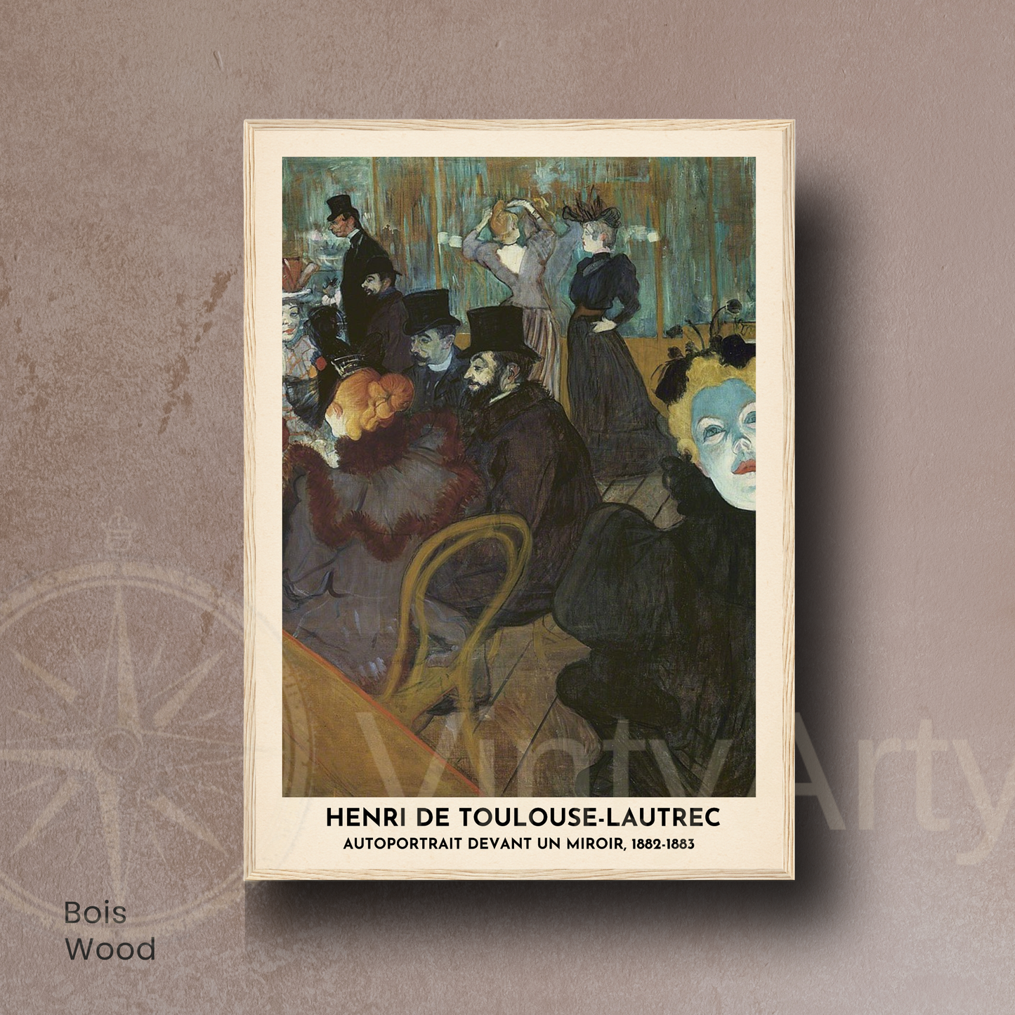 Affiche Toulouse-Lautrec – Au Moulin Rouge (1892-1895)