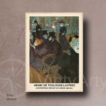Affiche Toulouse-Lautrec – Au Moulin Rouge (1892-1895)