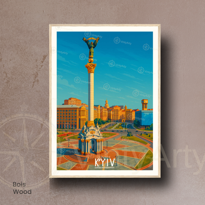 Affiche Kyiv | Poster mural Kyiv | Affiche Ukraine