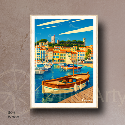 Affiche Cannes | Impression Côte d’Azur | Affiche France