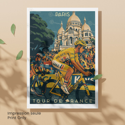 Affiche Tour de France –  Affiche Montmartre
