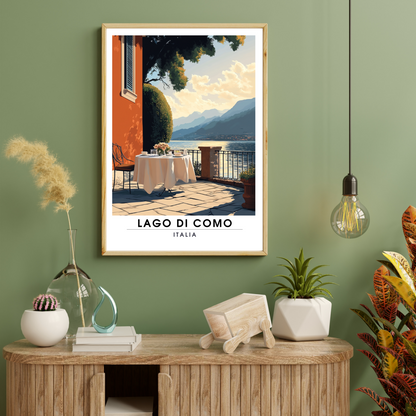 Affiche Lac de Côme | Impression Italie | Affiche Lac