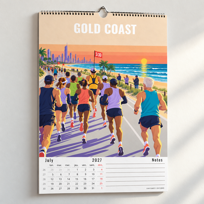 Calendrier Marathon 2027 – 12 Villes et Courses Illustrées