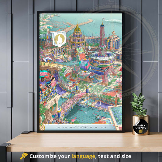 Affiche JO 2024 