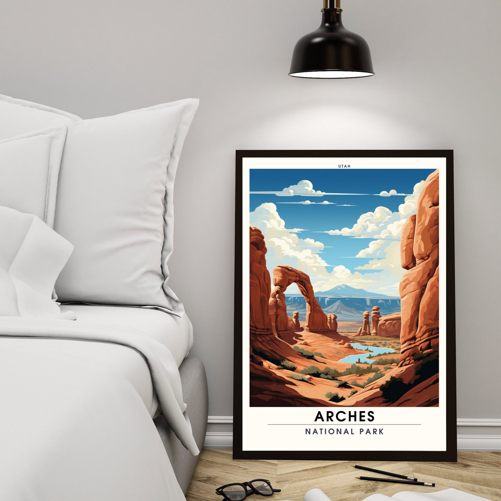 Arches National park impression | US National parks impression | National parks poster